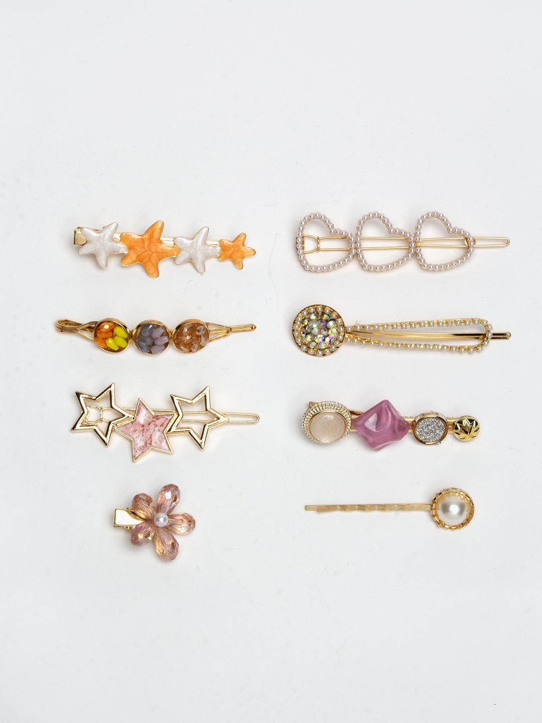 YouBella Jewellery Hair Accessories Stylish Combo of Hair Pin Hair Clip for Girls and Women (Multi-Color) (Style 2)