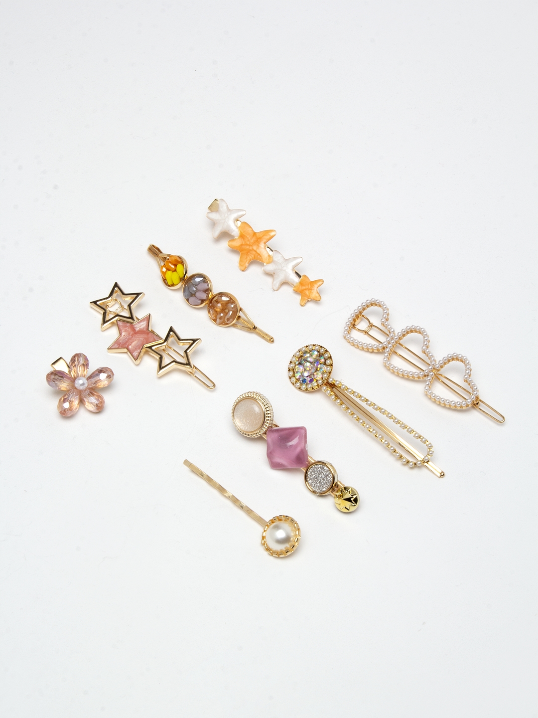YouBella Jewellery Hair Accessories Stylish Combo of Hair Pin Hair Clip for Girls and Women (Multi-Color) (Style 2)