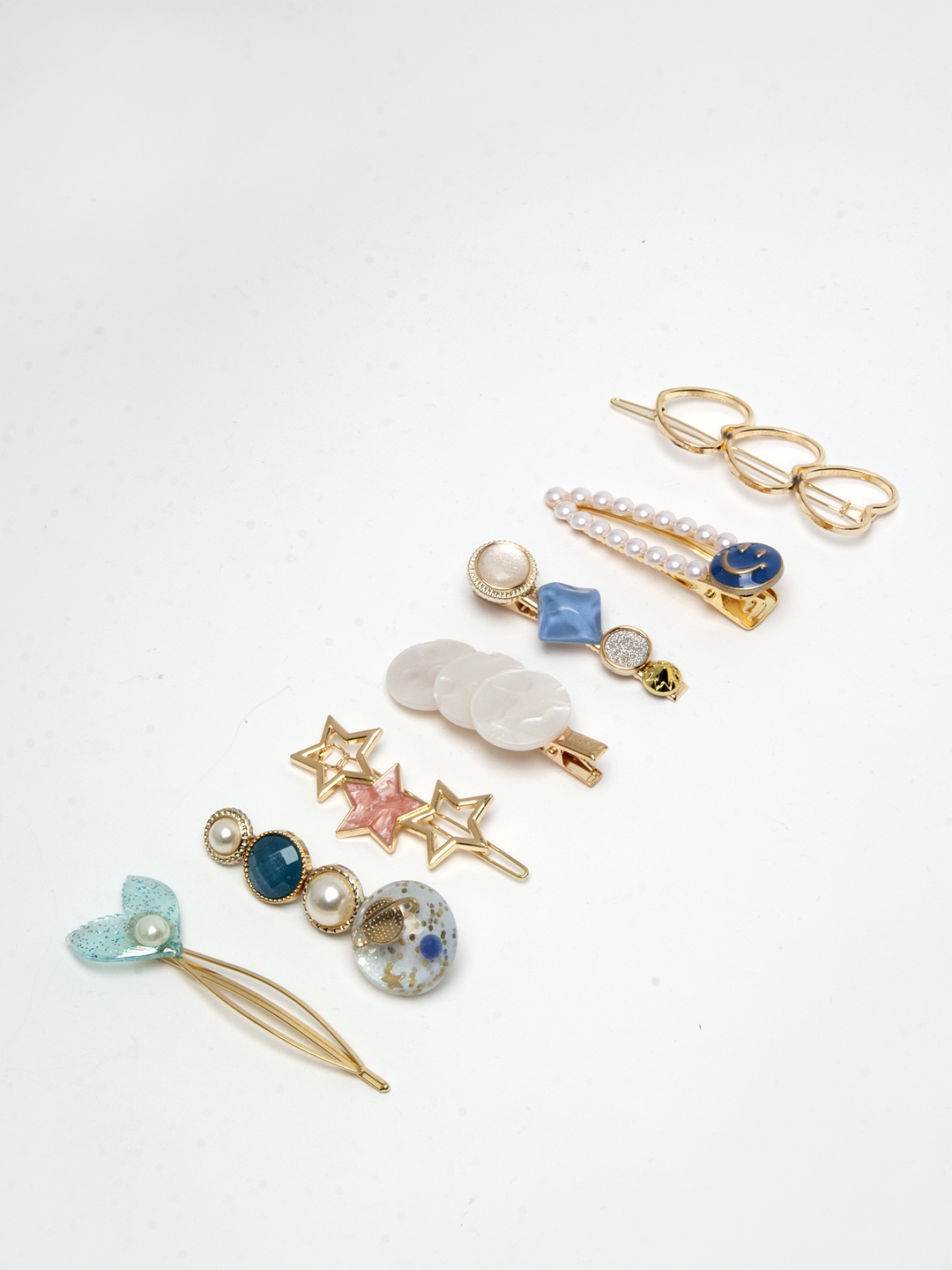 YouBella Jewellery Hair Accessories Stylish Combo of Hair Pin Hair Clip for Girls and Women (Multi-Color) (Style 3)