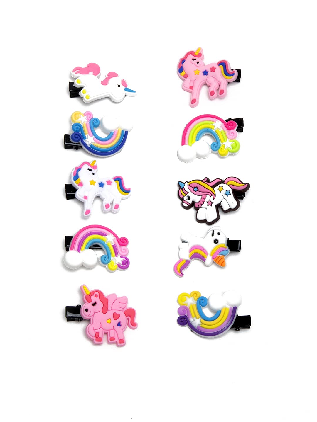 YouBella Jewellery Hair Accessories Stylish Combo of 10 Hair Pin Hair Clip for Girls and Women (Multi-Color)