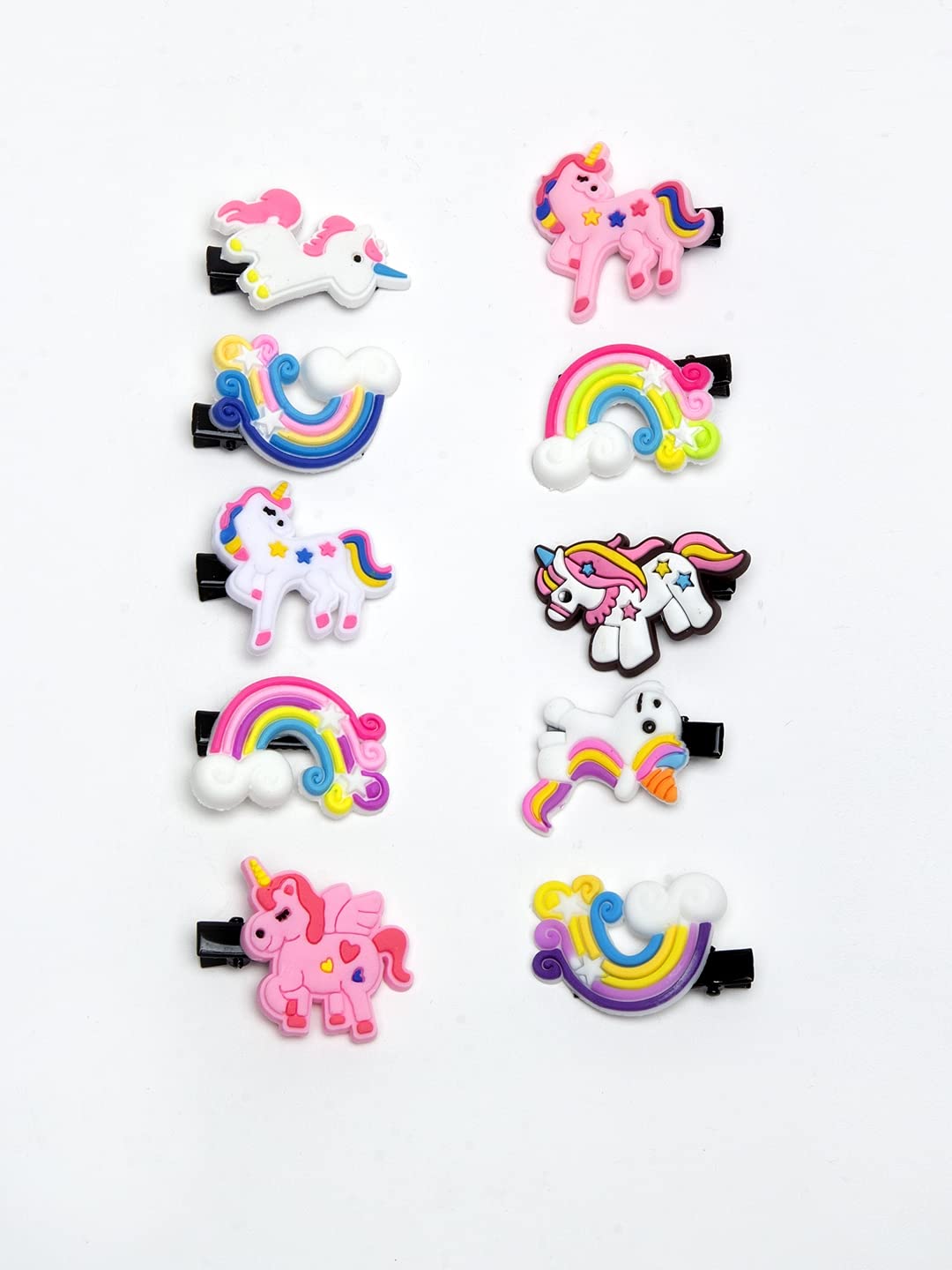 YouBella Jewellery Hair Accessories Stylish Combo of 10 Hair Pin Hair Clip for Girls and Women (Multi-Color)