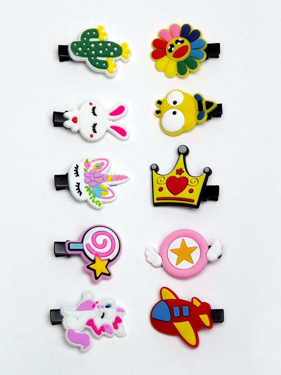 YouBella Jewellery Hair Accessories Stylish Combo of 10 Hair Pin Hair Clip for Girls and Women (Multi-Color)