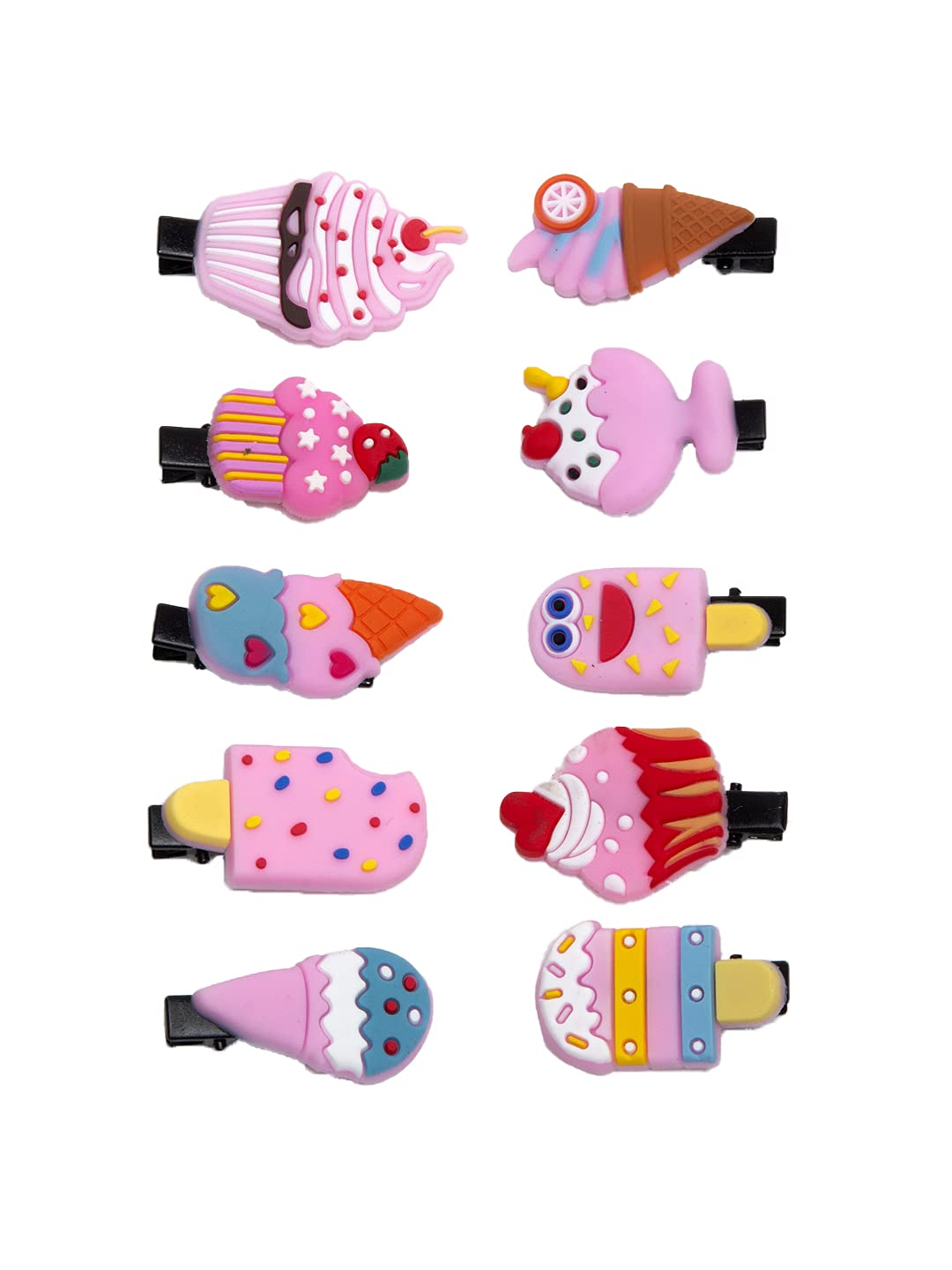 YouBella Jewellery Hair Accessories Stylish Combo of 10 Hair Pin Hair Clip for Girls and Women (Multi-Color)