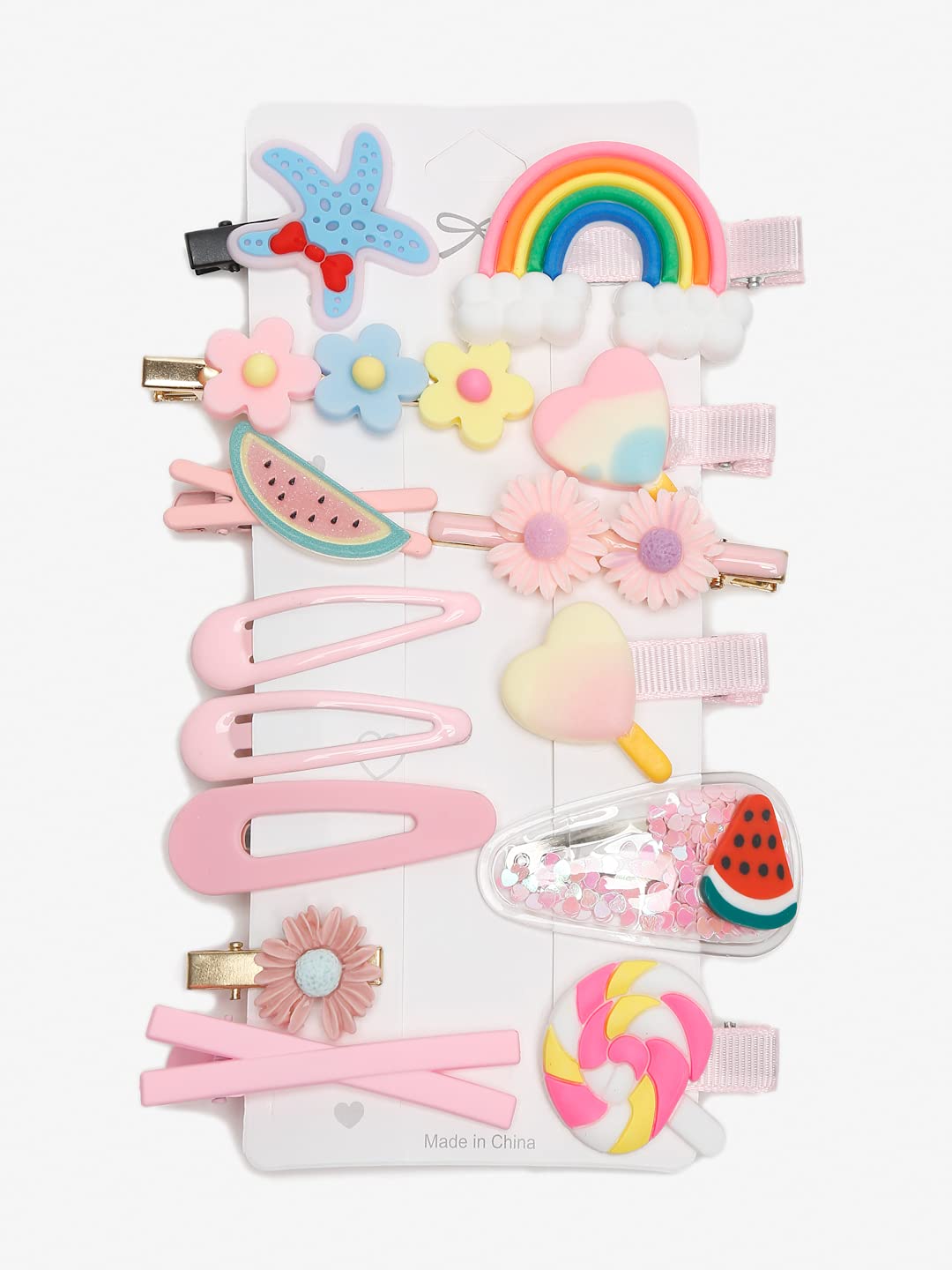 YouBella Jewellery Combo of 14 Hair Pins/Hair Clips for Girls and Women (Multi-Color) (YBHAIR_41601)