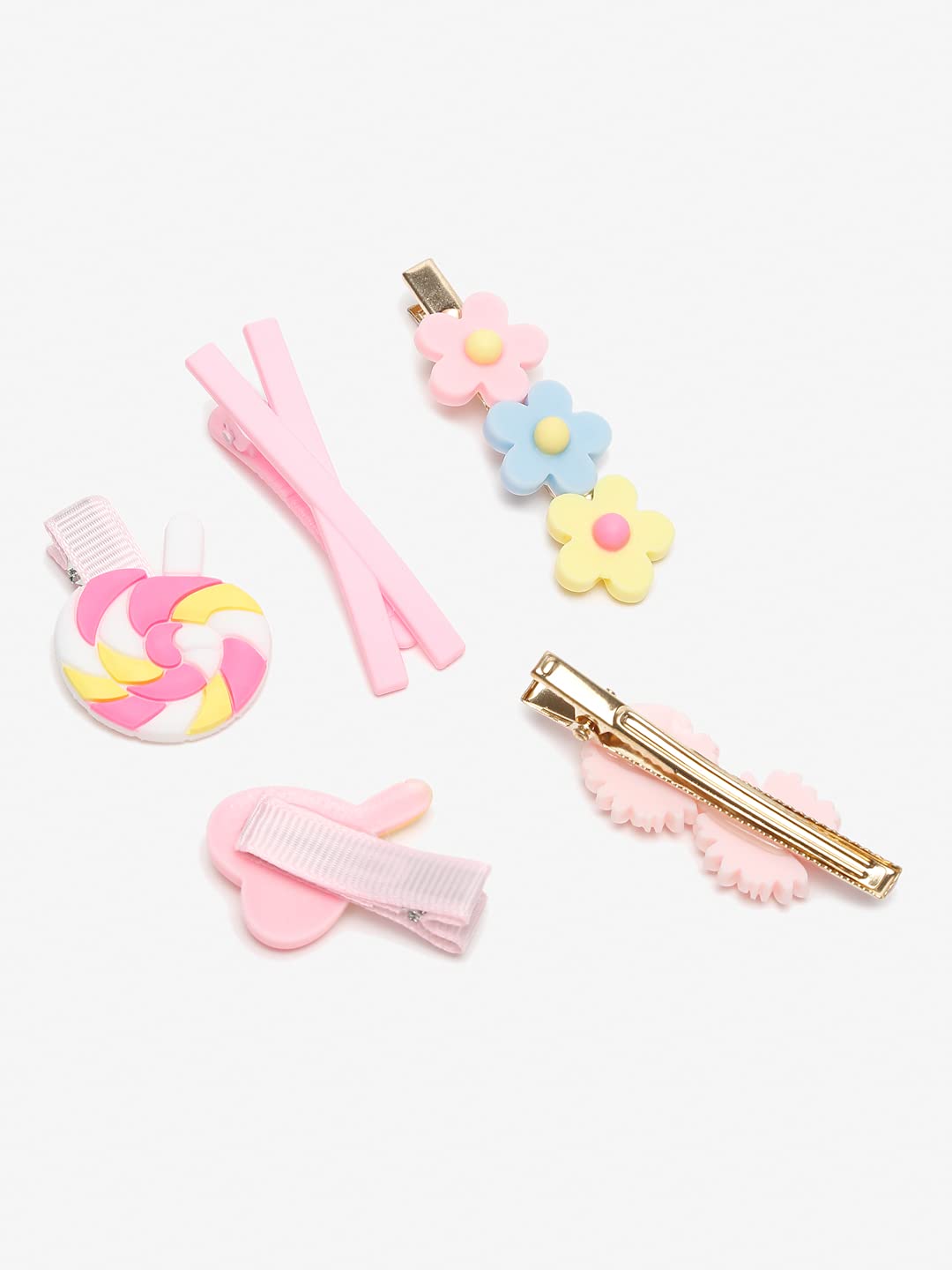 YouBella Jewellery Combo of 14 Hair Pins/Hair Clips for Girls and Women (Multi-Color) (YBHAIR_41601)