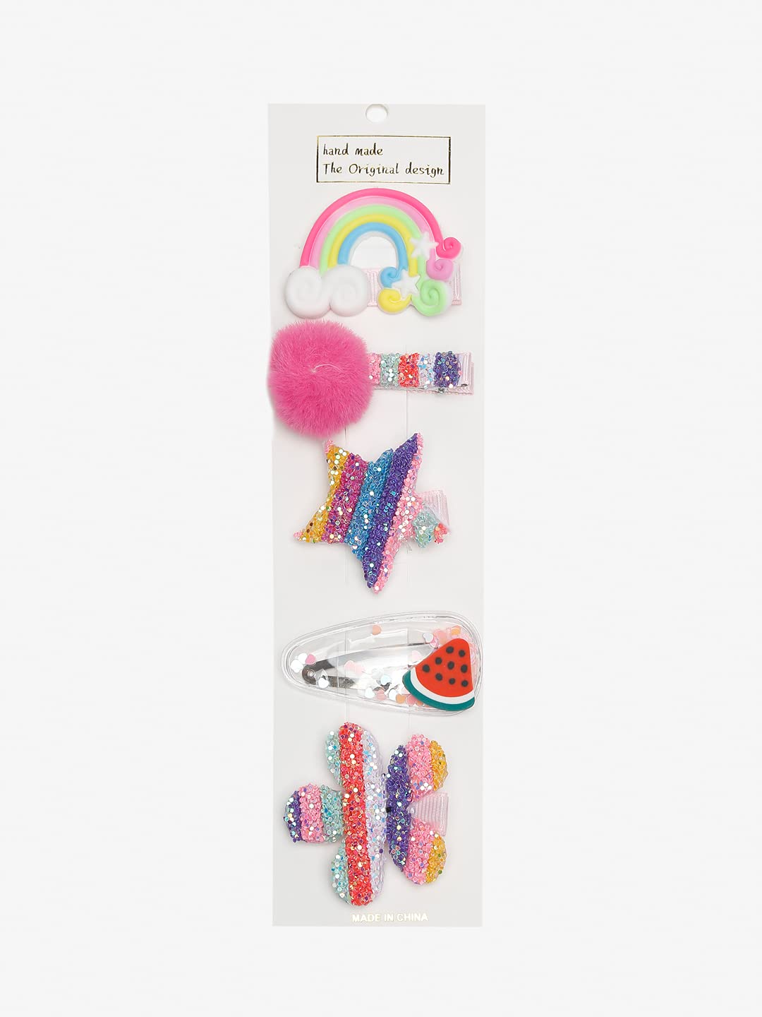 YouBella Jewellery Combo of 5 Hair Pins/Hair Clips for Girls and Women (Multi-Color) (YBHAIR_41602)