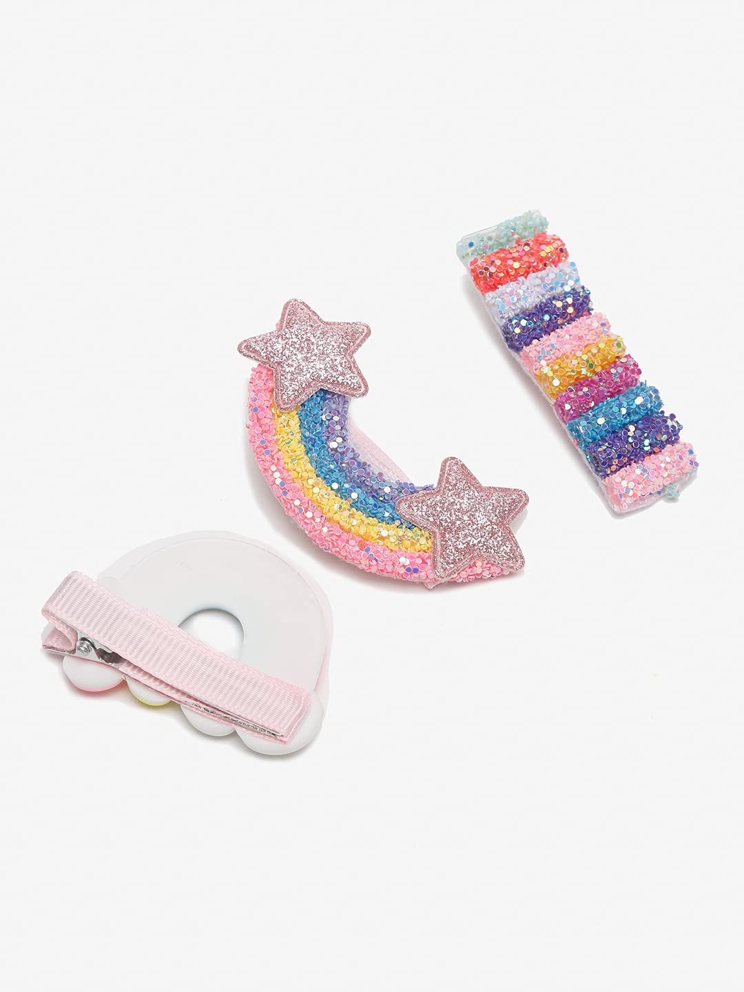 YouBella Jewellery Combo of 5 Hair Pins/Hair Clips for Girls and Women (Multi-Color) (YBHAIR_41609)