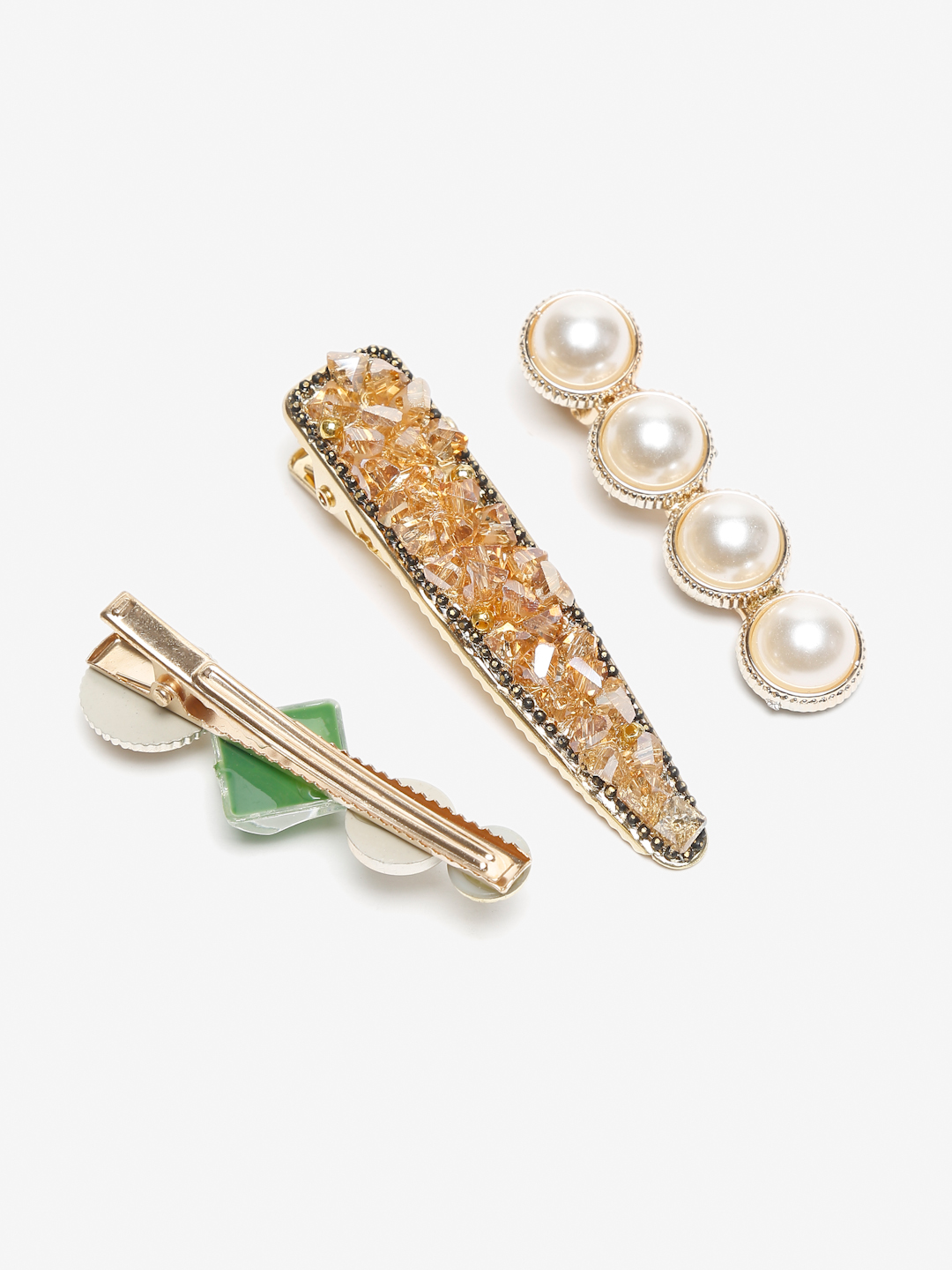 YouBella Jewellery Combo of 8 Hair Pins/Hair Clips for Girls and Women (Multi-Color) (YBHAIR_41610)