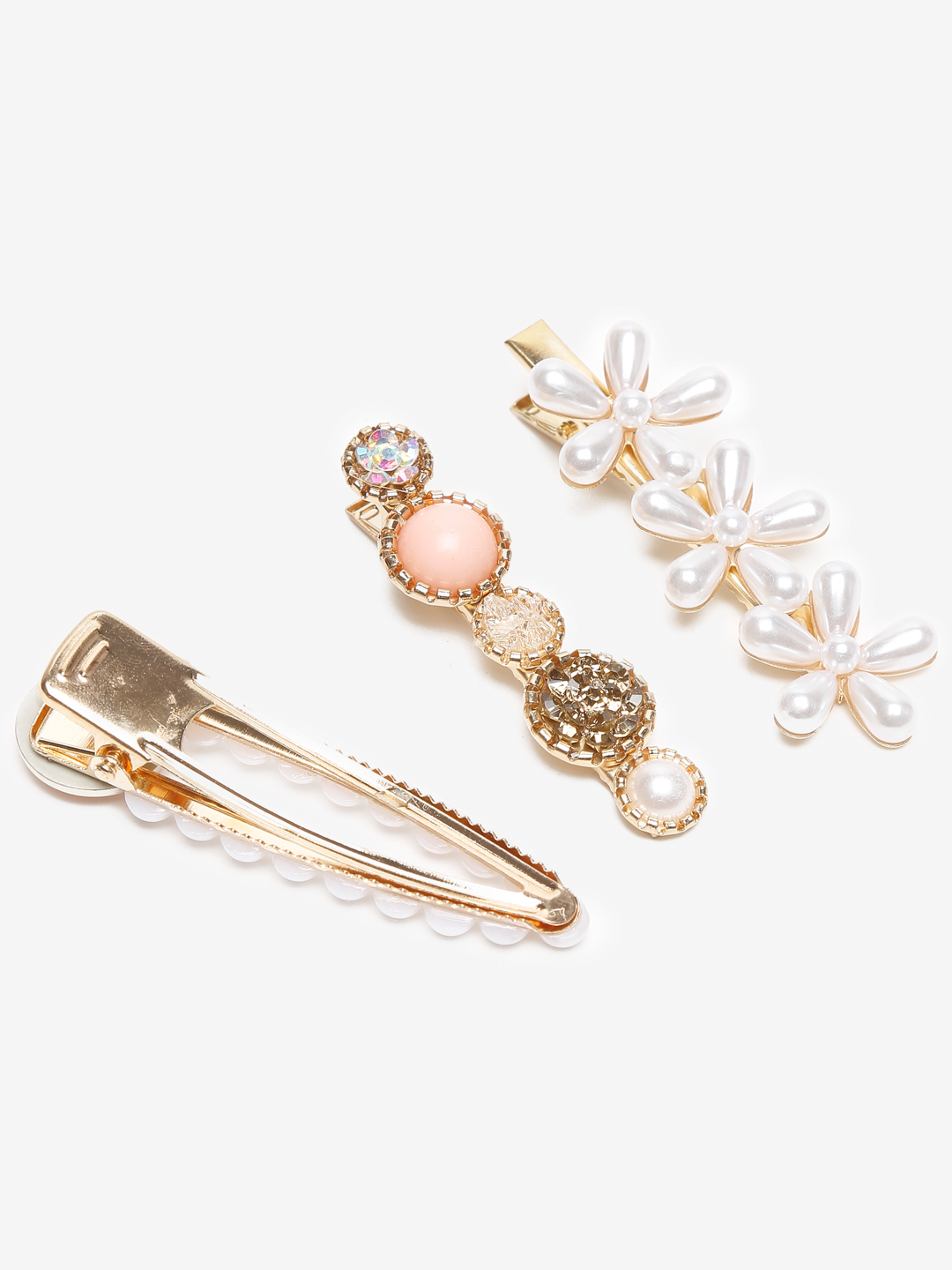 YouBella Jewellery Combo of 9 Hair Pins/Hair Clips for Girls and Women (Multi-Color) (YBHAIR_41611)