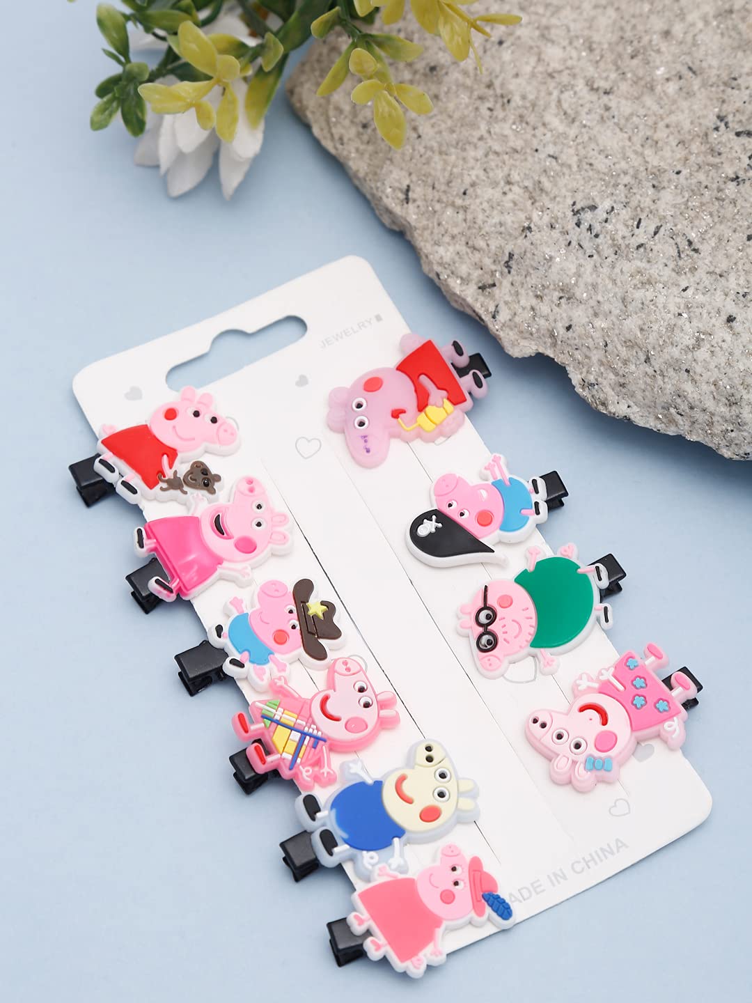 YouBella Jewellery Combo of 10 Hair Pins/Hair Clips for Girls and Women (Multi-Color) (YBHAIR_41612)