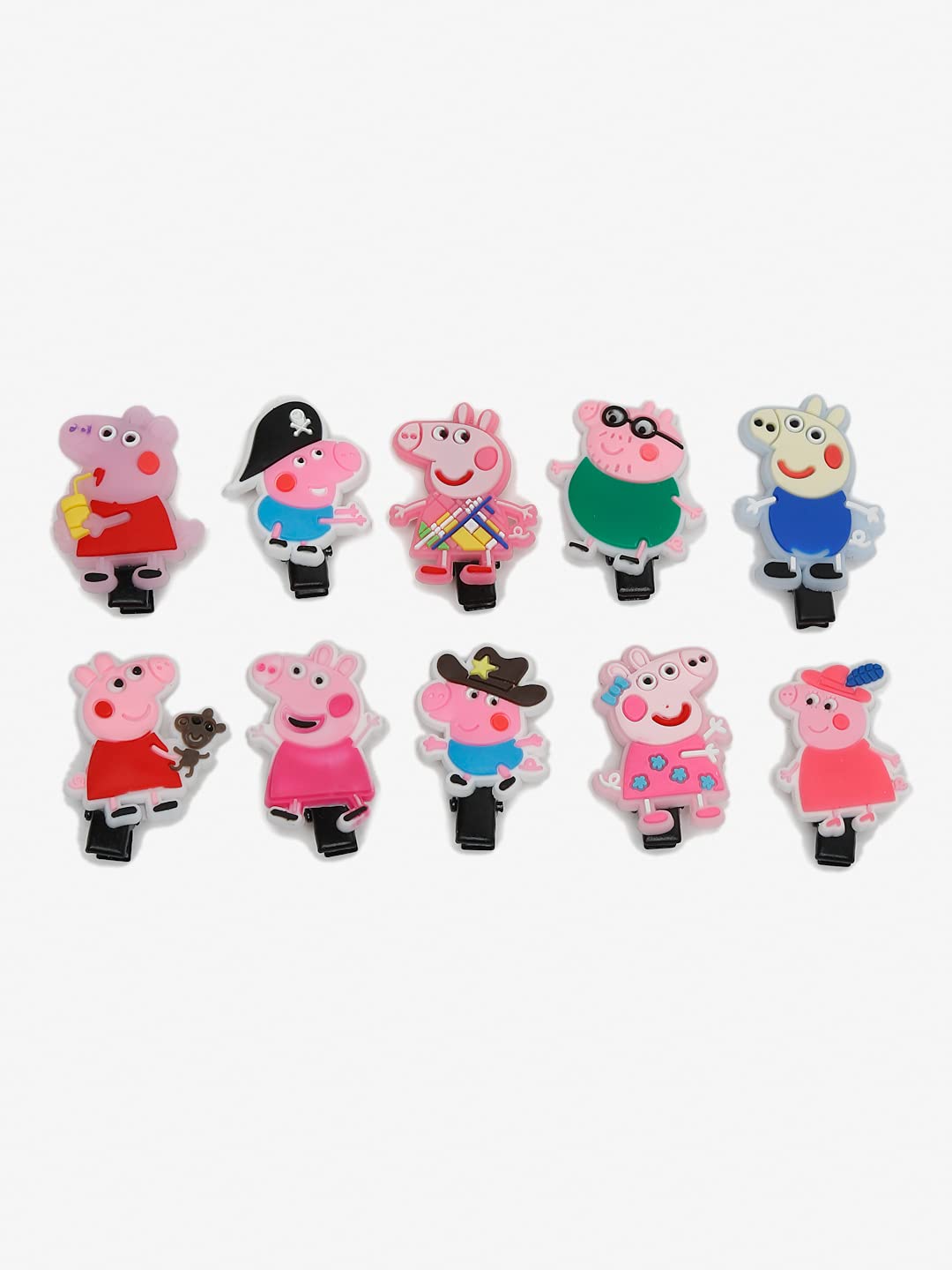 YouBella Jewellery Combo of 10 Hair Pins/Hair Clips for Girls and Women (Multi-Color) (YBHAIR_41612)