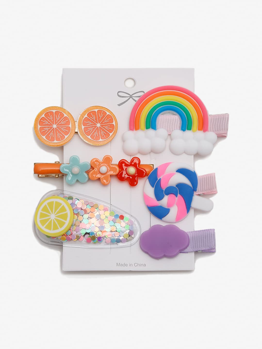 YouBella Jewellery Combo of 5 Hair Pins/Hair Clips for Girls and Women (Multi-Color) (YBHAIR_41615)