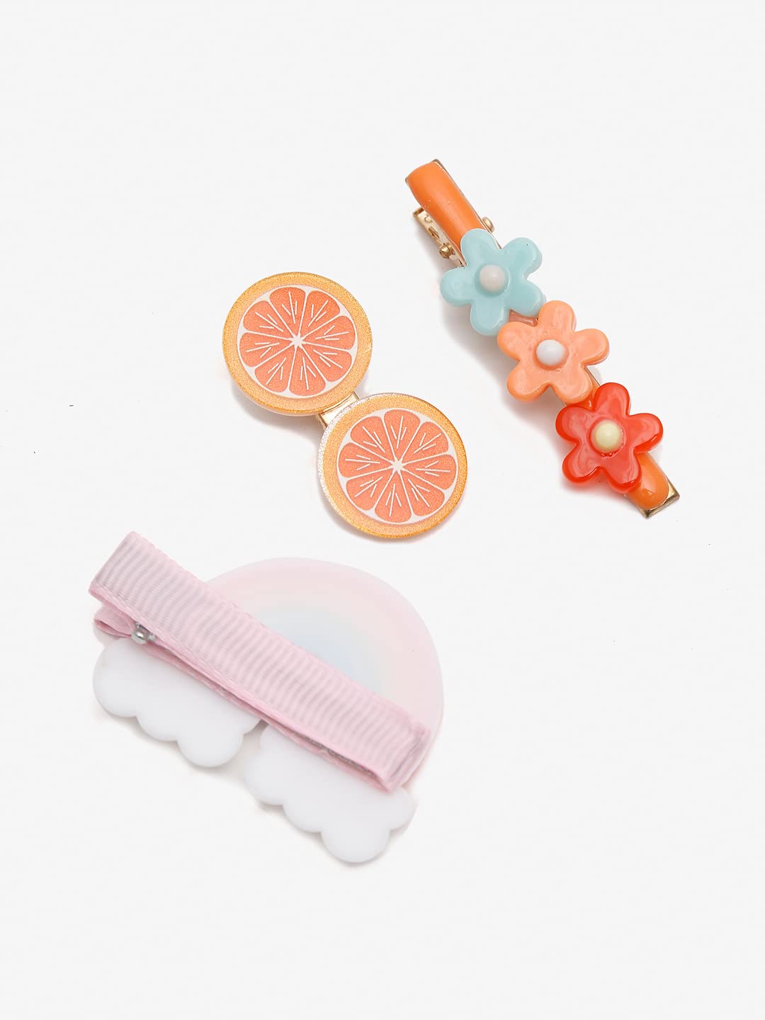 YouBella Jewellery Combo of 5 Hair Pins/Hair Clips for Girls and Women (Multi-Color) (YBHAIR_41615)