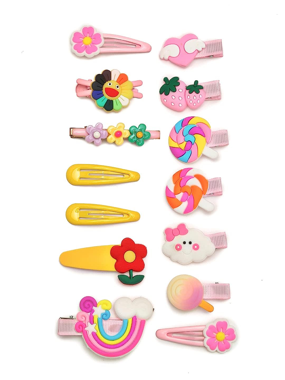 YouBella Jewellery Set of 14 Hair Clips/Pins for Girls and Women