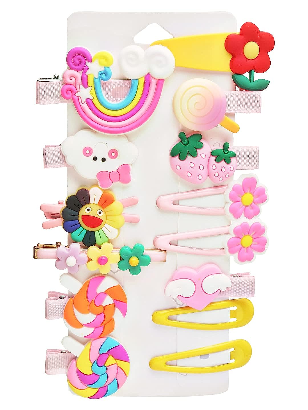 YouBella Jewellery Set of 14 Hair Clips/Pins for Girls and Women