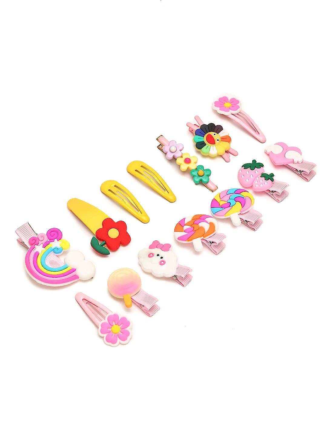 YouBella Jewellery Set of 14 Hair Clips/Pins for Girls and Women