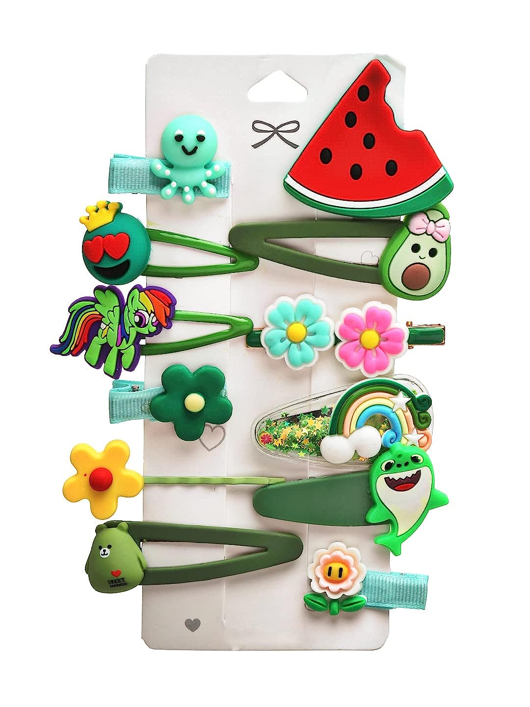 YouBella Jewellery Set of 12 Hair Clips/Pins for Girls and Women