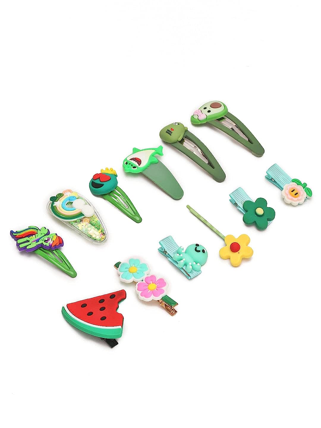 YouBella Jewellery Set of 12 Hair Clips/Pins for Girls and Women
