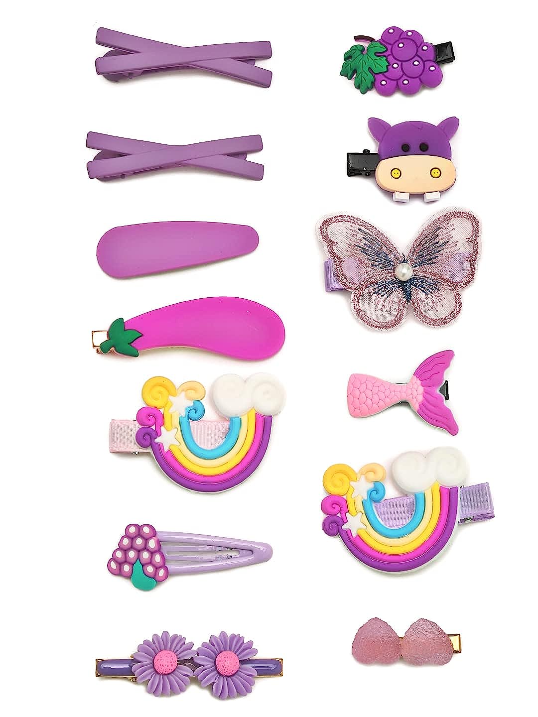 YouBella Jewellery Set of 13 Hair Clips/Pins for Girls and Women