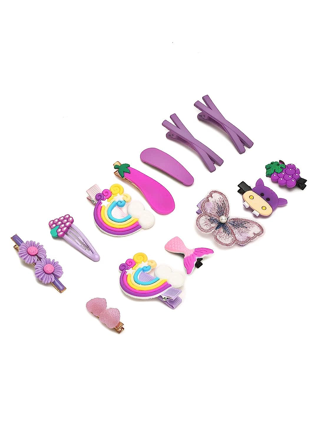 YouBella Jewellery Set of 13 Hair Clips/Pins for Girls and Women