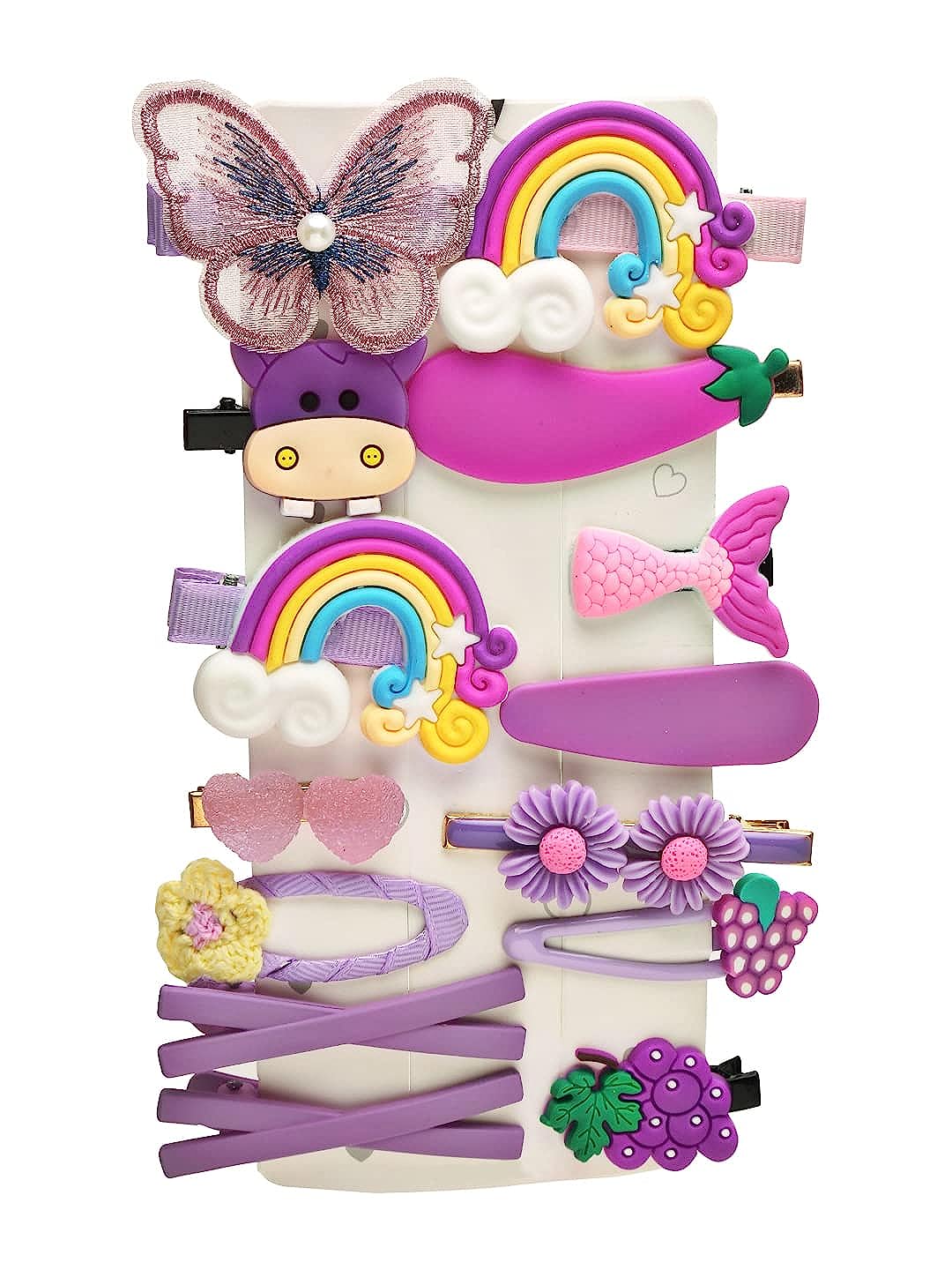 YouBella Jewellery Set of 13 Hair Clips/Pins for Girls and Women