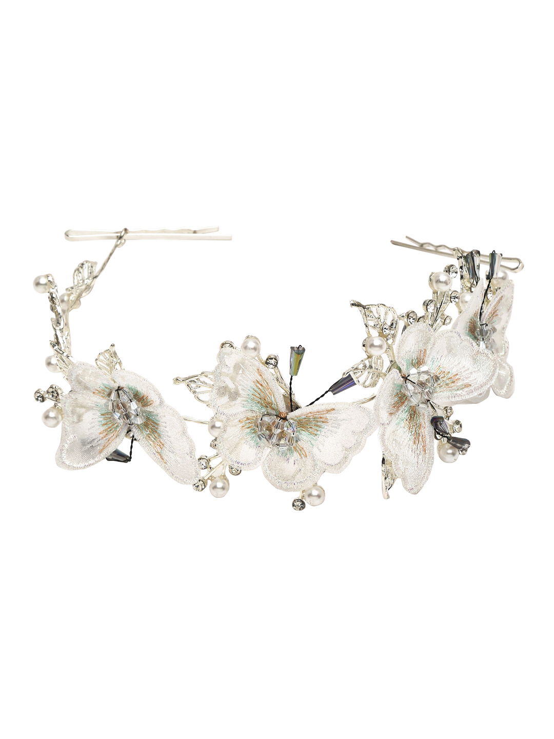 YouBella Women Fashion Stylish and Trendy  Jewellery Hair Chain with Two Hair Pins for Women and Girls