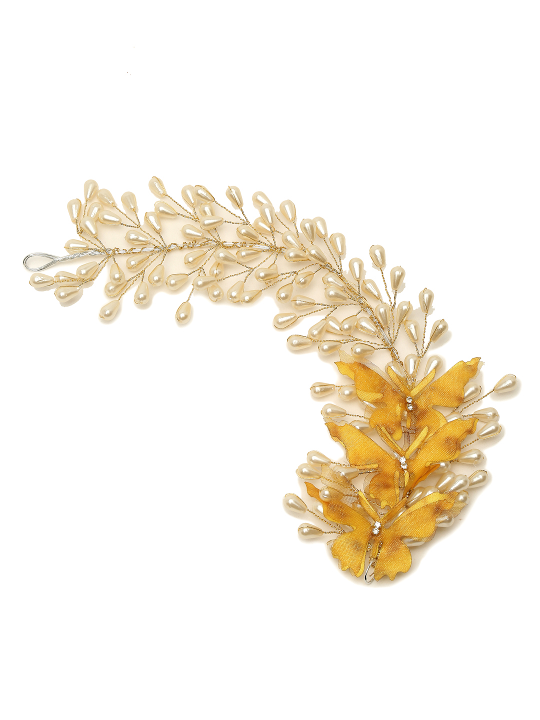 YouBella Women Fashion Stylish and Trendy  Jewellery Butterfly Hair Chain for Women and Girls