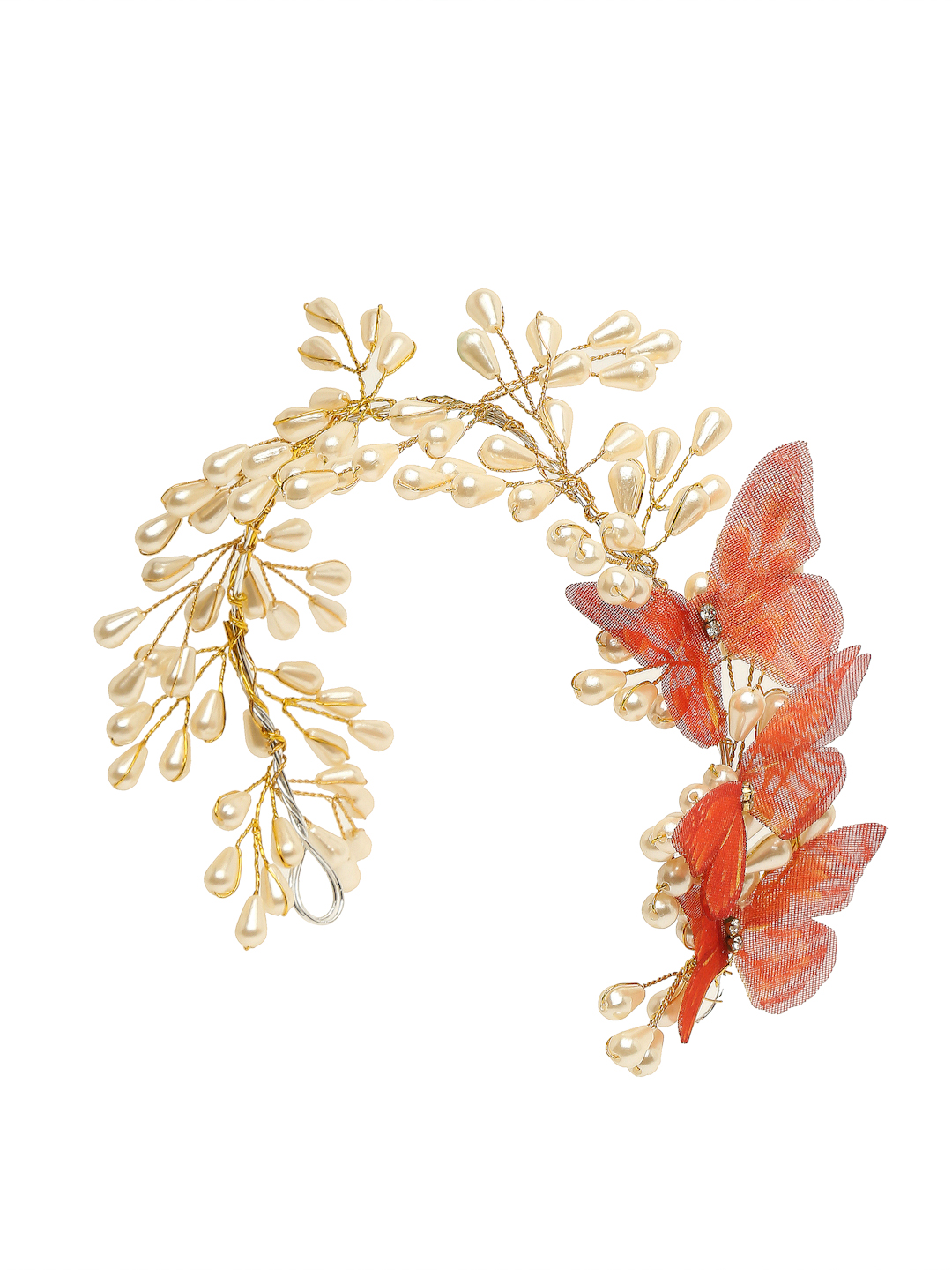YouBella Women Fashion Stylish and Trendy  Jewellery Butterfly Hair Chain for Women and Girls