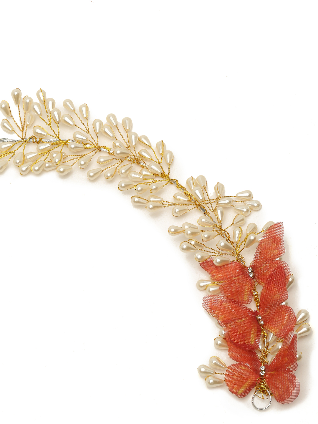 YouBella Women Fashion Stylish and Trendy  Jewellery Butterfly Hair Chain for Women and Girls