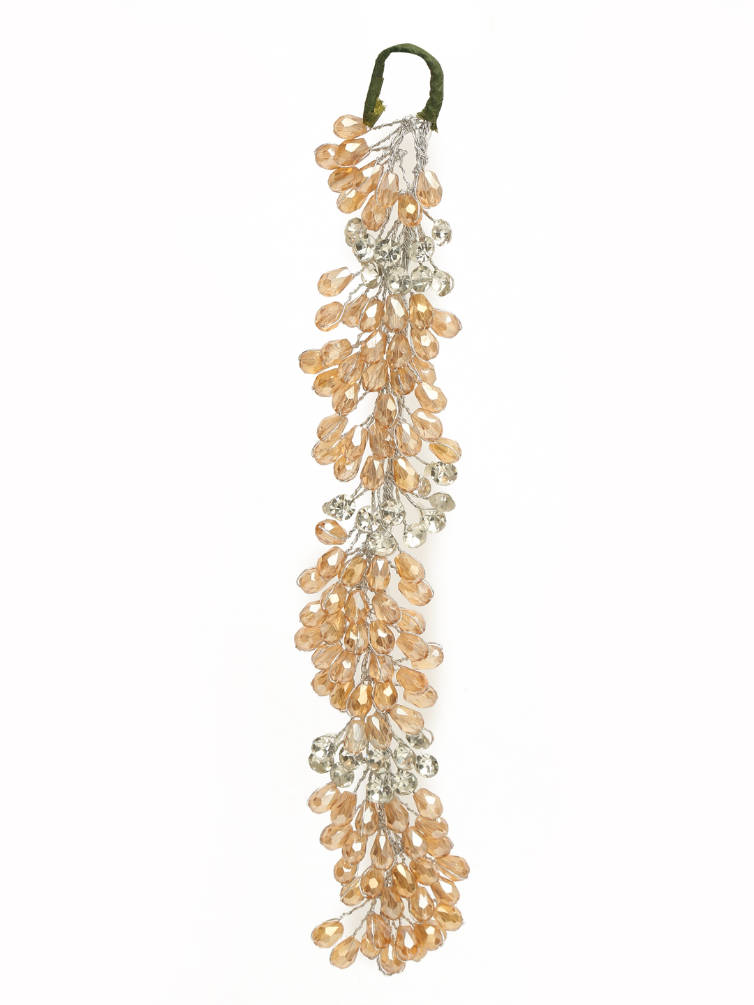 YouBella Women Fashion Stylish and Trendy  Jewellery Beaded Hair Chain for Women and Girls