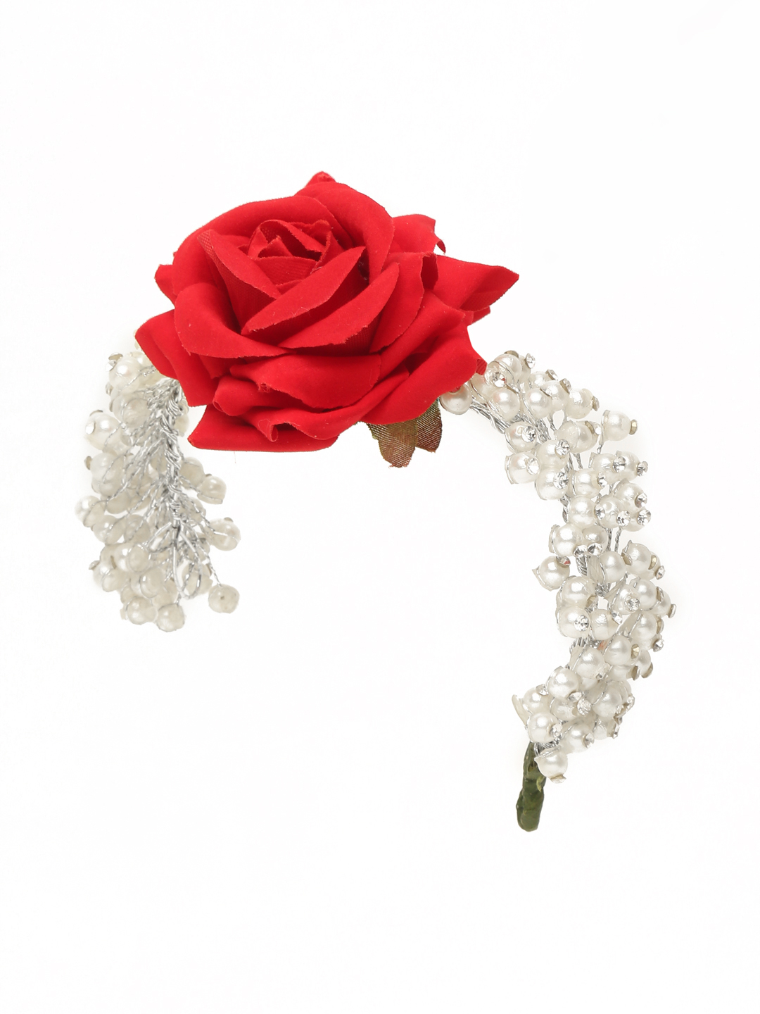 YouBella Women Fashion Stylish and Trendy  Jewellery Beaded Floral Hair Chain for Women and Girls
