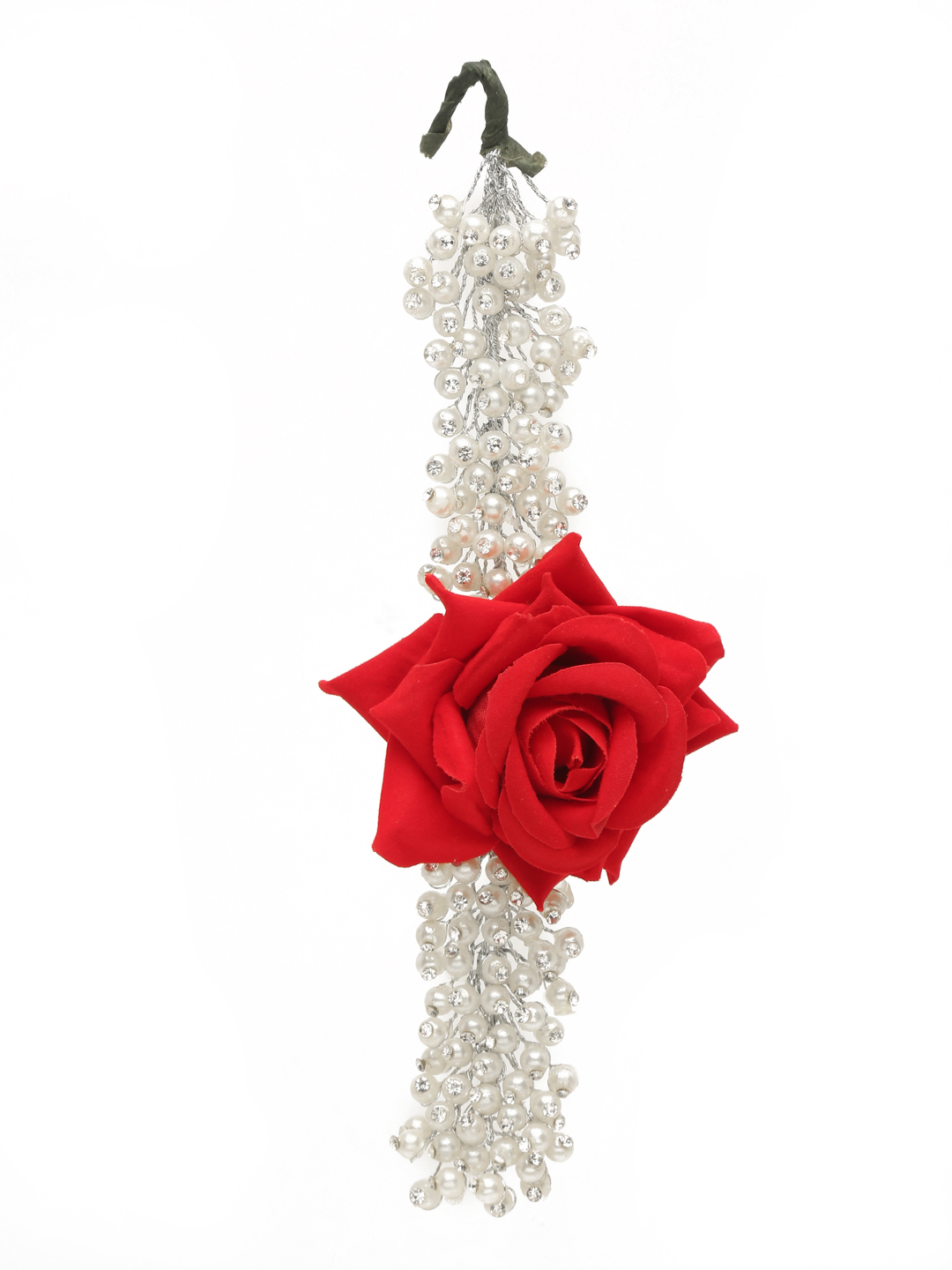 YouBella Women Fashion Stylish and Trendy  Jewellery Beaded Floral Hair Chain for Women and Girls