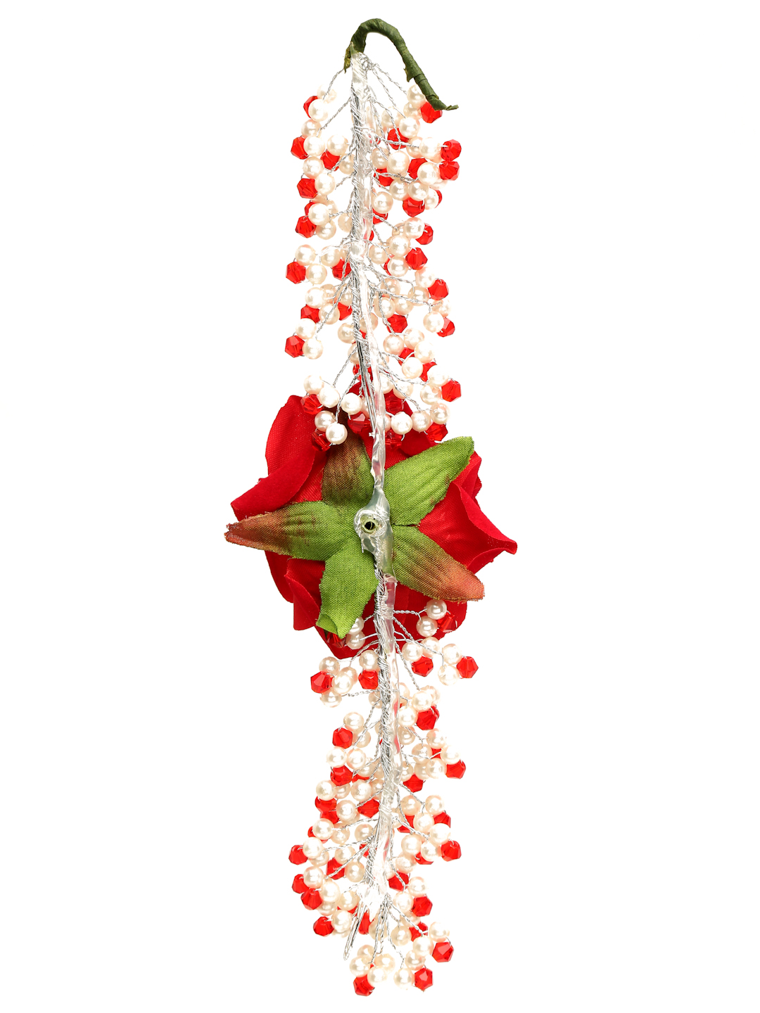 YouBella Women Fashion Stylish and Trendy  Jewellery Beaded Floral Hair Chain for Women and Girls