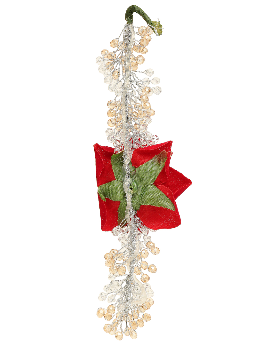 YouBella Women Fashion Stylish and Trendy  Jewellery Beaded Floral Hair Chain for Women and Girls