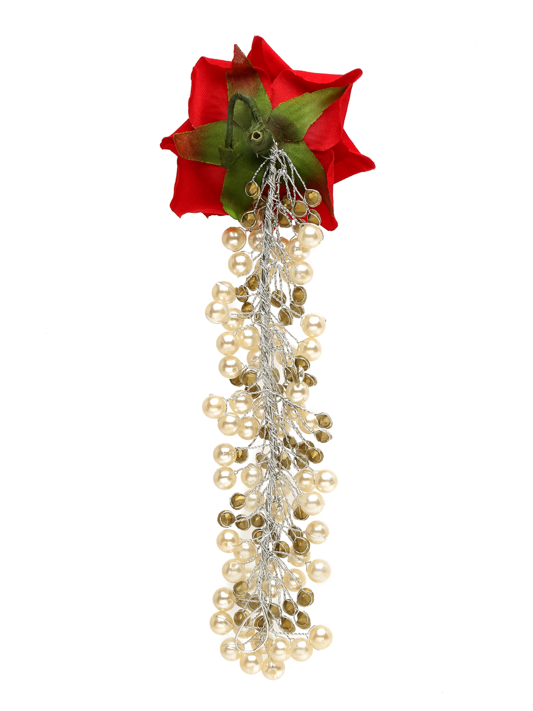 YouBella Women Fashion Stylish and Trendy  Jewellery Beaded Floral Hair Chain for Women and Girls