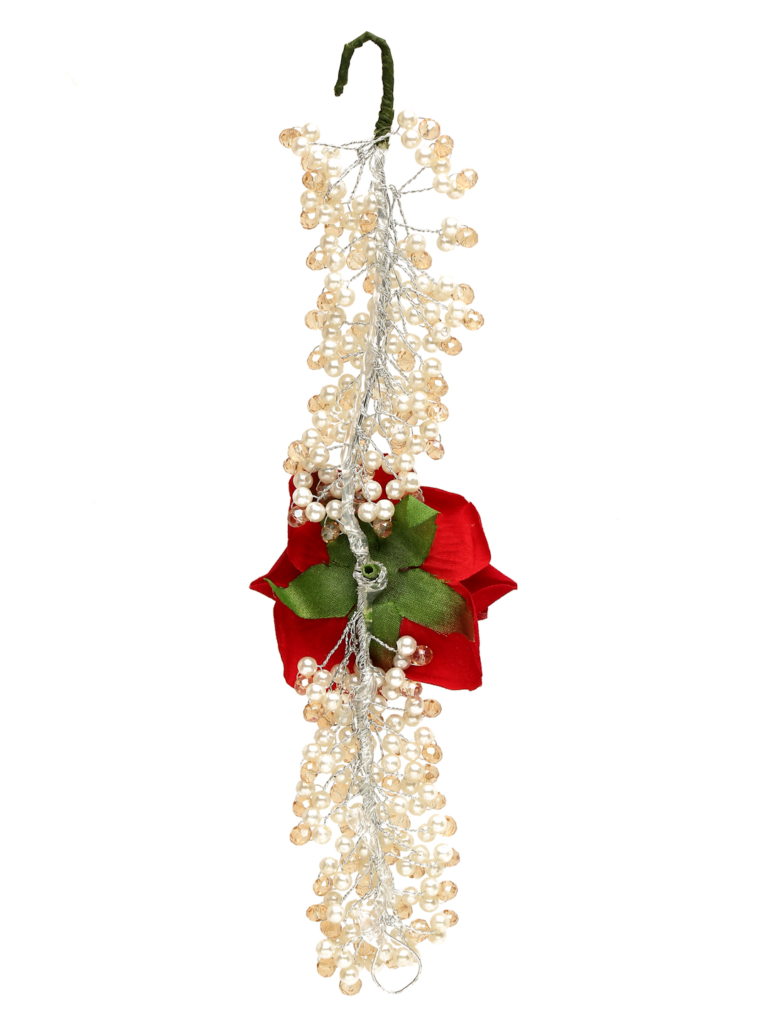 YouBella Women Fashion Stylish and Trendy  Jewellery Beaded Floral Hair Chain for Women and Girls