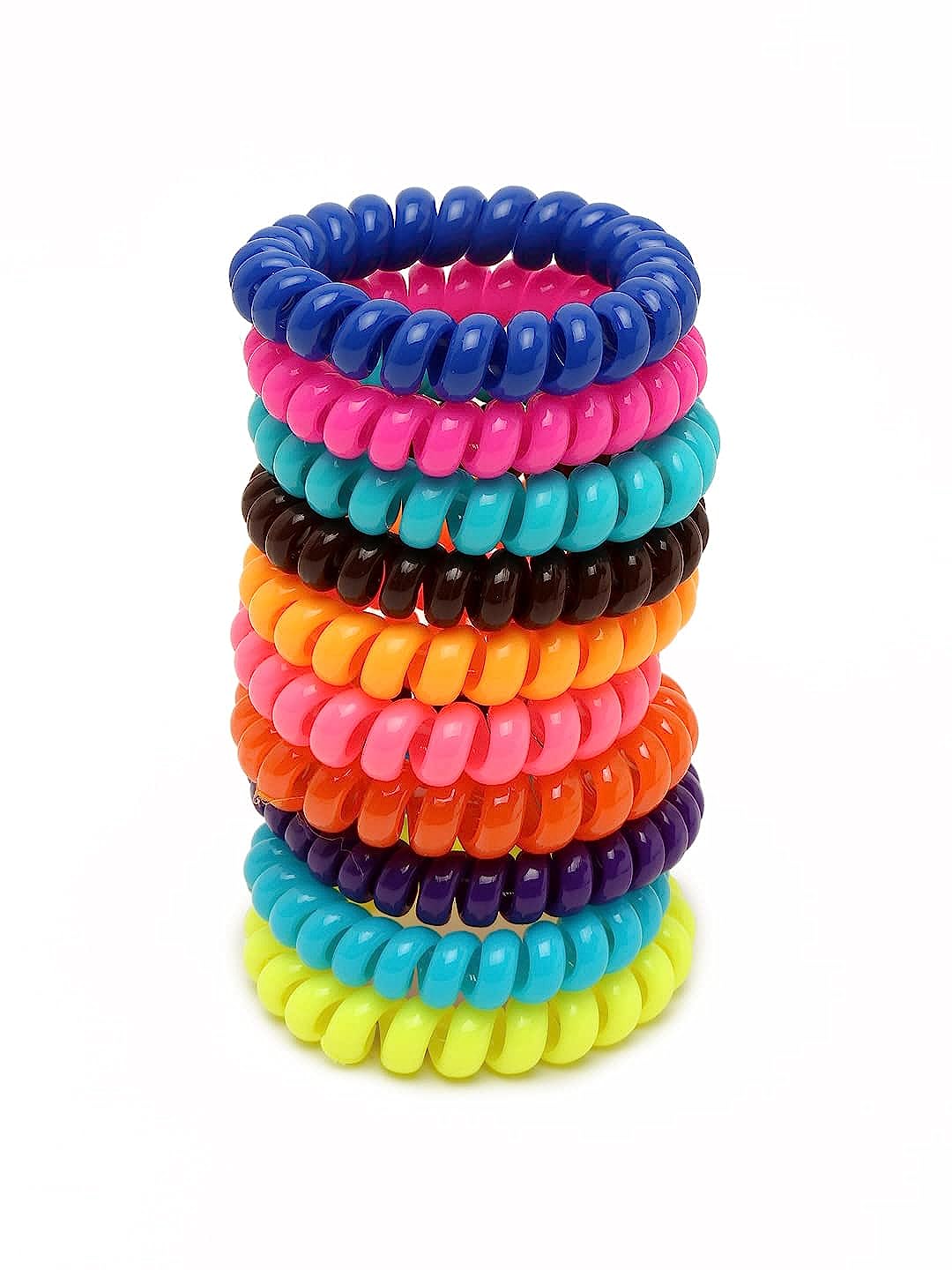 YouBella Stylish Latest Design Fancy Party Wear Set of 10 Spiral Bands for Girls and Women