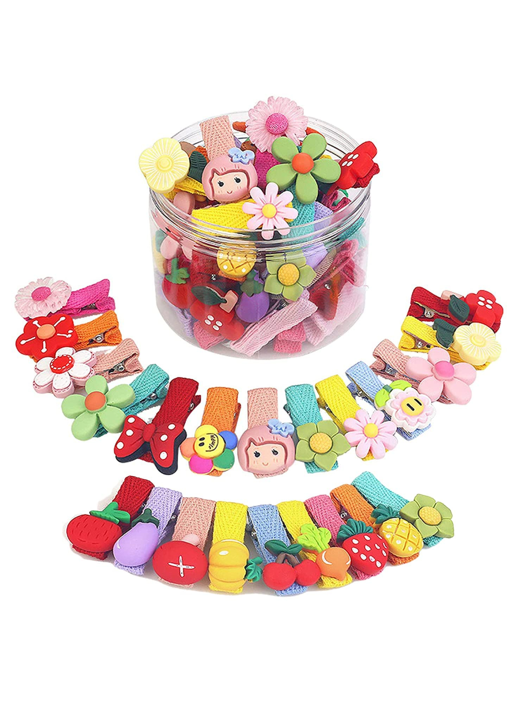 YouBella Women Fashion Stylish and Trendy  Set of 13 Hair Clips for Girls