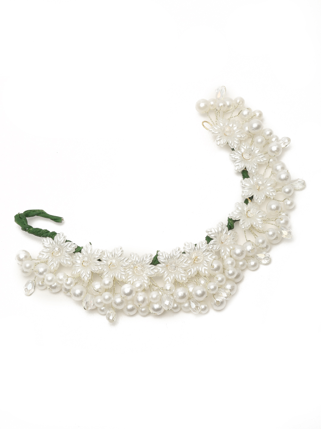 YouBella Women Fashion Stylish and Trendy  Jewellery Beaded Hair Chain for Women and Girls