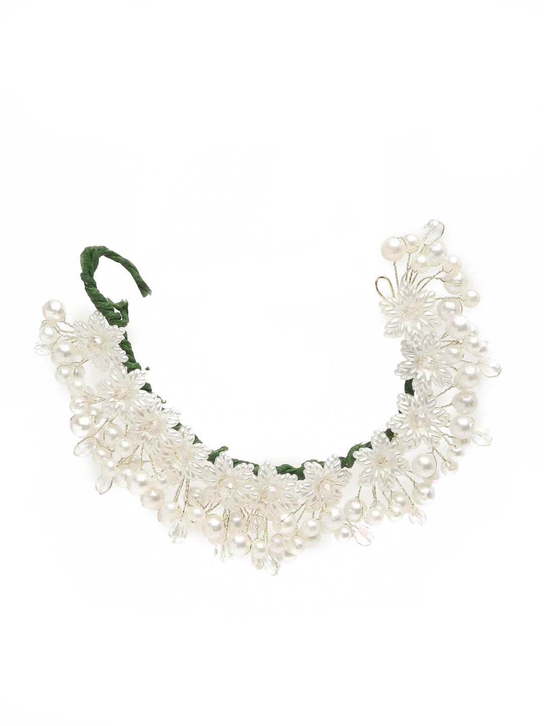 YouBella Women Fashion Stylish and Trendy  Jewellery Beaded Hair Chain for Women and Girls