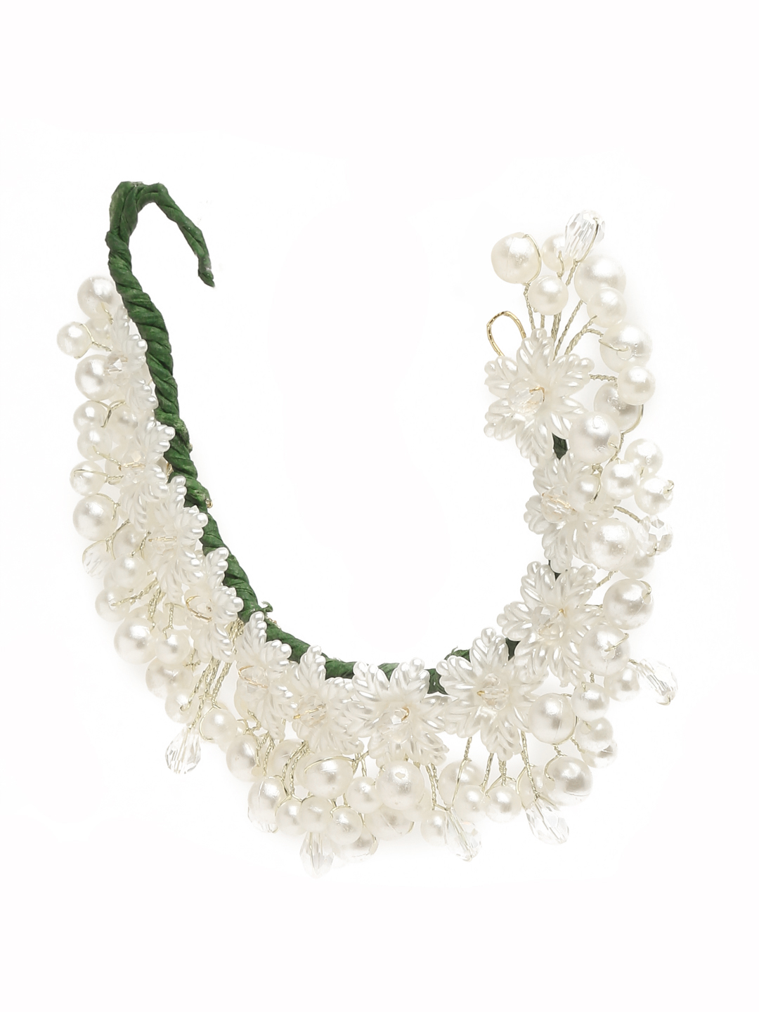 YouBella Women Fashion Stylish and Trendy  Jewellery Beaded Hair Chain for Women and Girls