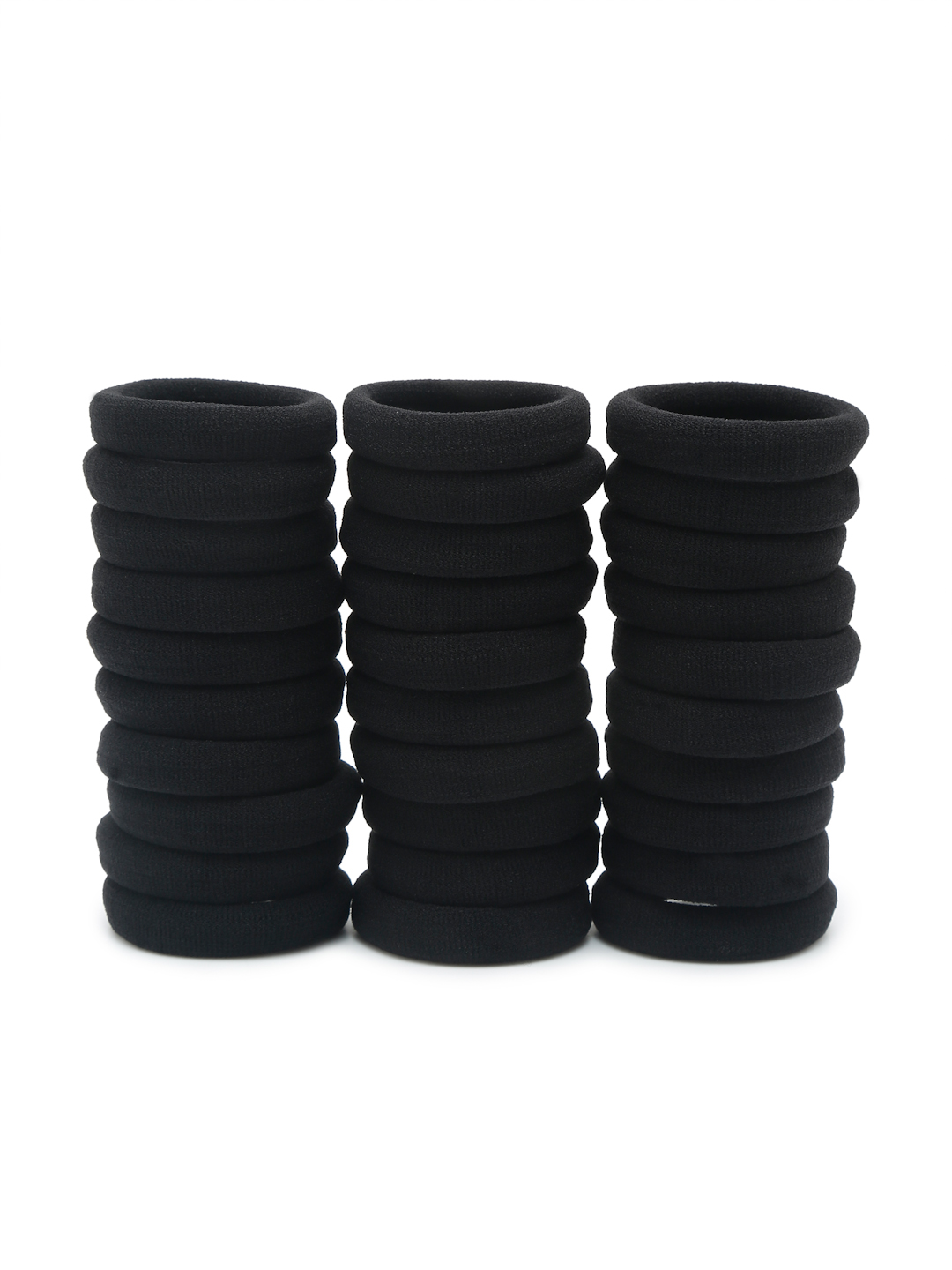 YouBella Jewellery Combo of 30 Hair Rubbers Pony Tail Rubber Hair Accessories for Girls and Women (Black) (YBHAIR_41691)
