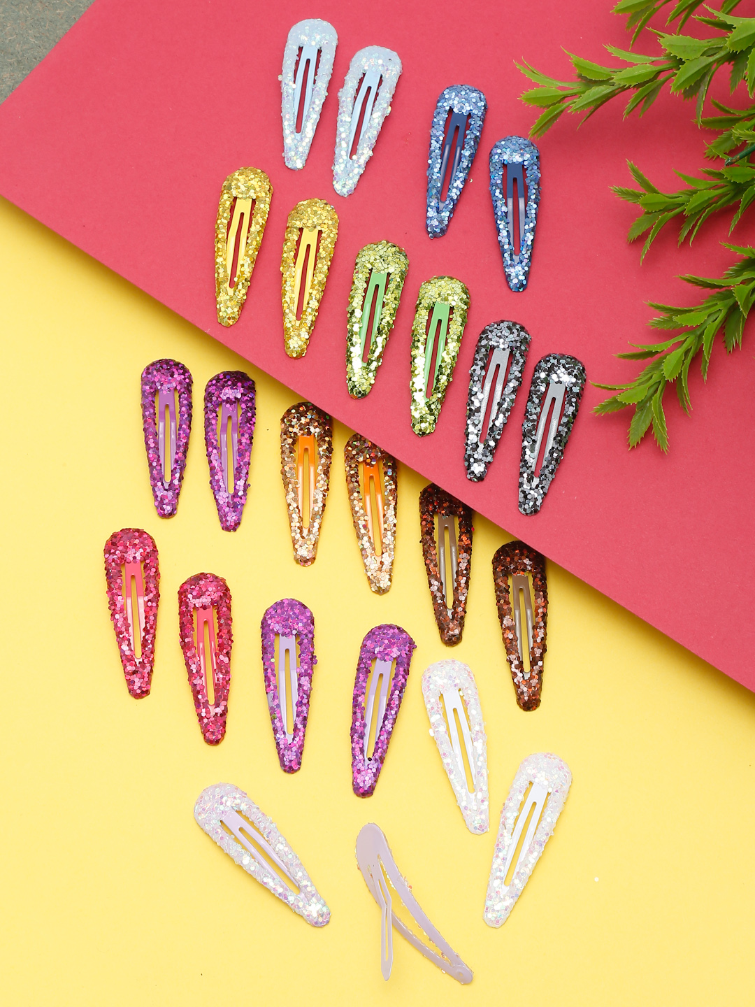 YouBella Jewellery Multicolor Combo of 24 Hair Clips Hair Accessories for Girls and Women (Multi) (YBHAIR_41692)