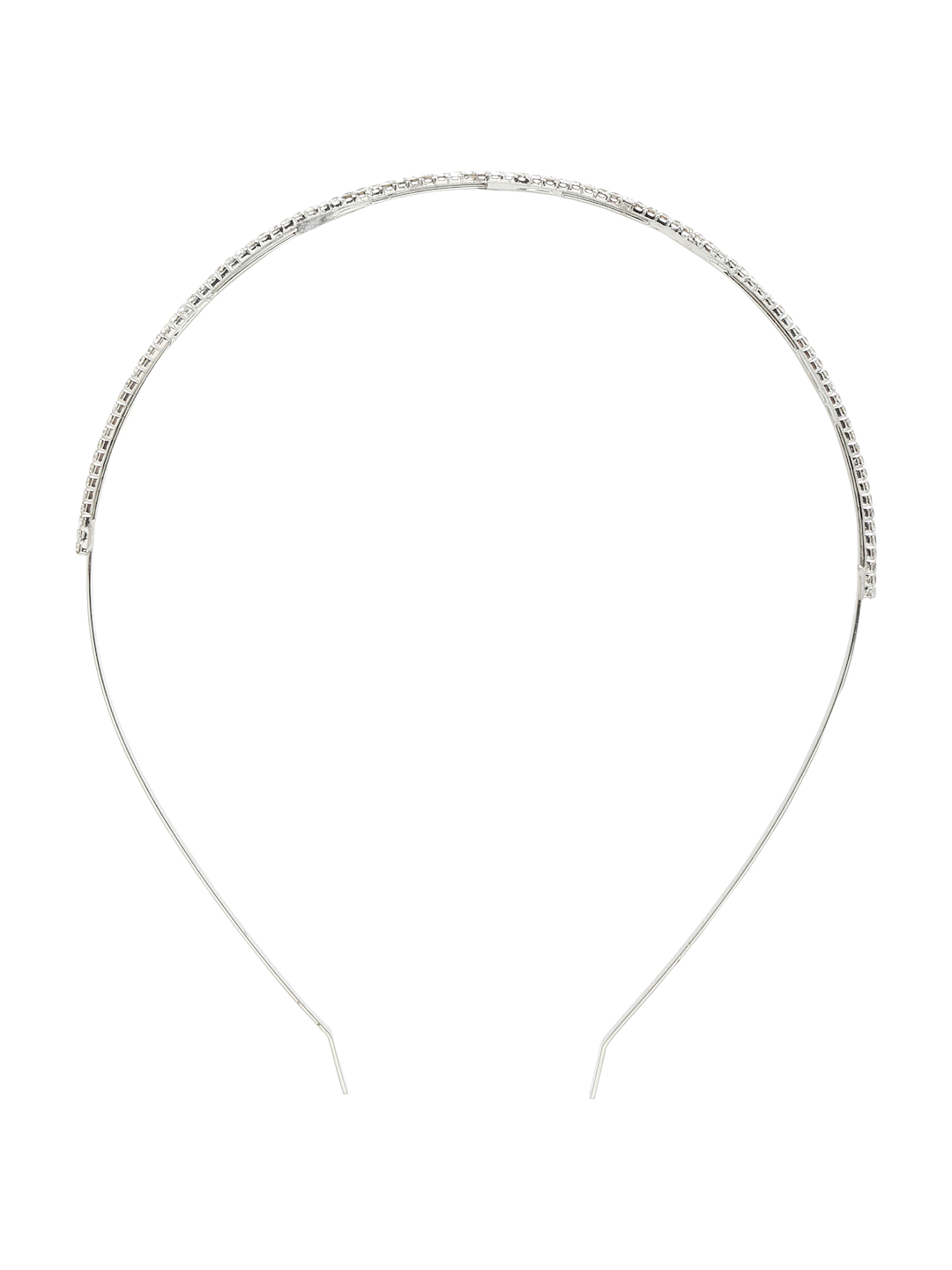 YouBella Jewellery Hair Band Hair Accessories for Girls and Women (Silver) (YBHAIR_41694)
