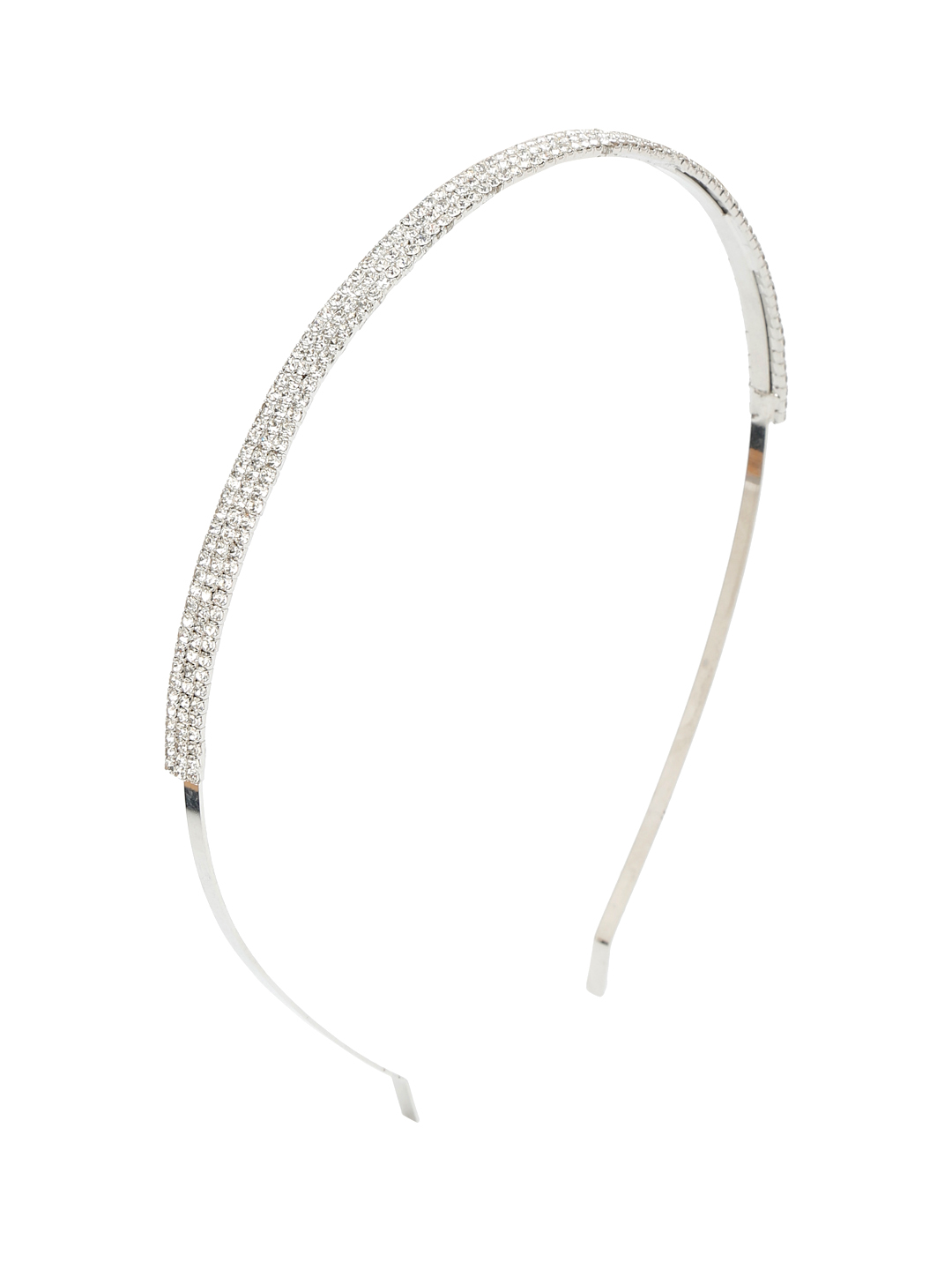 YouBella Jewellery Hair Band Hair Accessories for Girls and Women (Silver) (YBHAIR_41694)