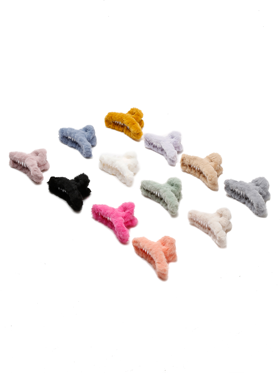 YouBella Jewellery for Women Stylish Combo of 12 Hair Accessories Hair Clutchers for Women and Girls (Multi) (YBHAIR_41698)