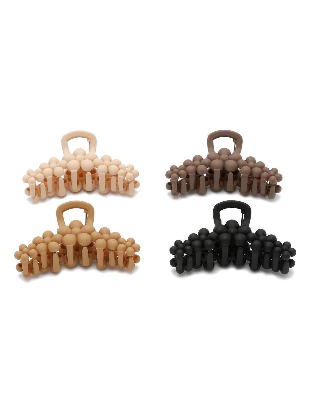 YouBella Jewellery for Women Stylish Combo of 4 Hair Accessories Hair Clutchers for Women and Girls (Multi)