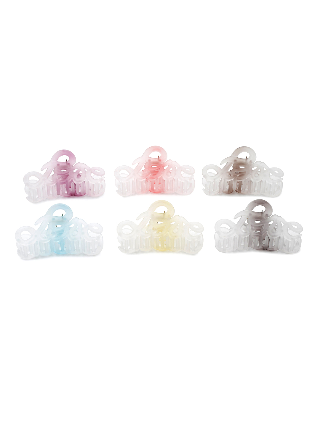 YouBella Jewellery for Women Stylish Combo of 6 Hair Accessories Hair Clutchers for Women and Girls (Multi)
