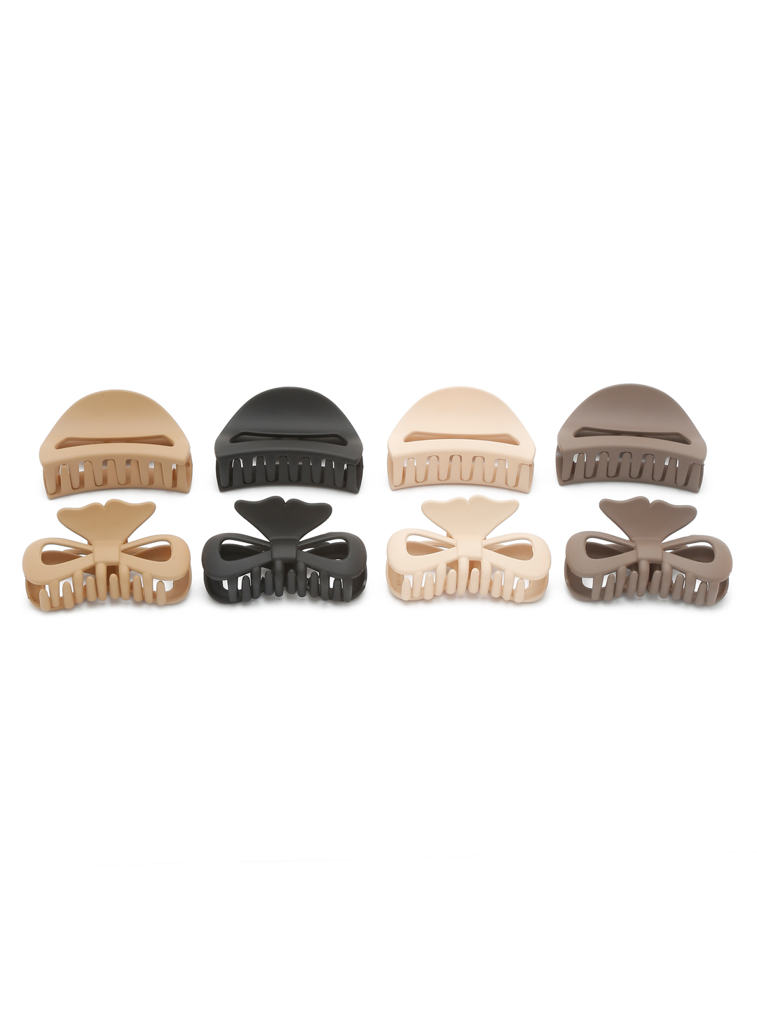 YouBella Jewellery for Women Stylish Combo of 8 Hair Accessories Hair Clutchers for Women and Girls (Multi)