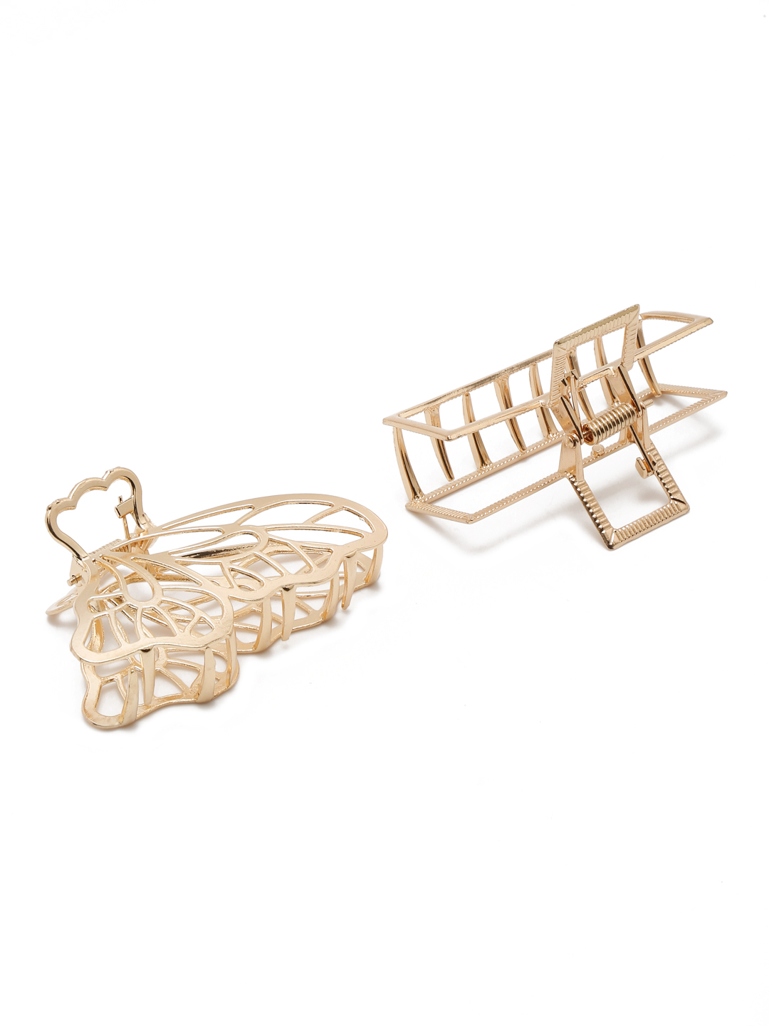 YouBella Jewellery for Women Stylish Combo of 6 Gold Plated Hair Accessories Hair Clutchers for Women and Girls���